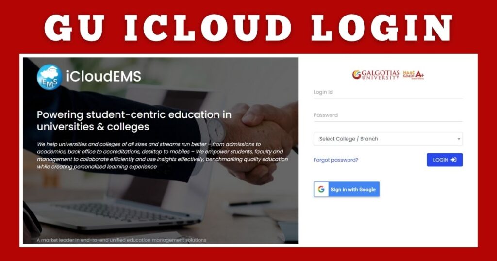 GU iCloud Login